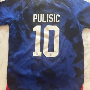 Kids Blue Soccer Jersey